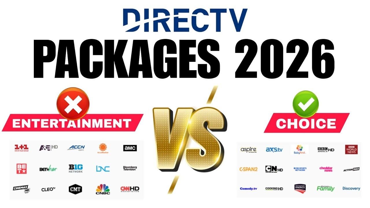 DirecTV Entertainment vs Choice Package 2026