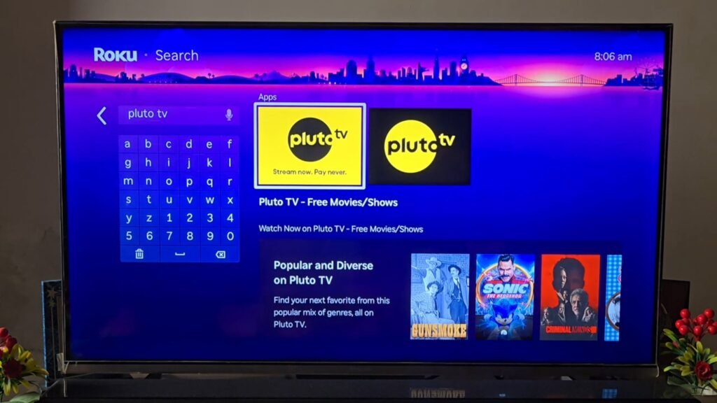 Pluto TV on Roku